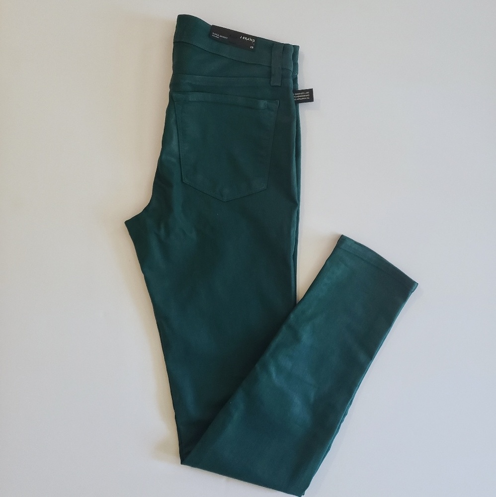 NWT J Brand Coated Super Skinny Jeans SZ 28 - Picture 3 of 6
